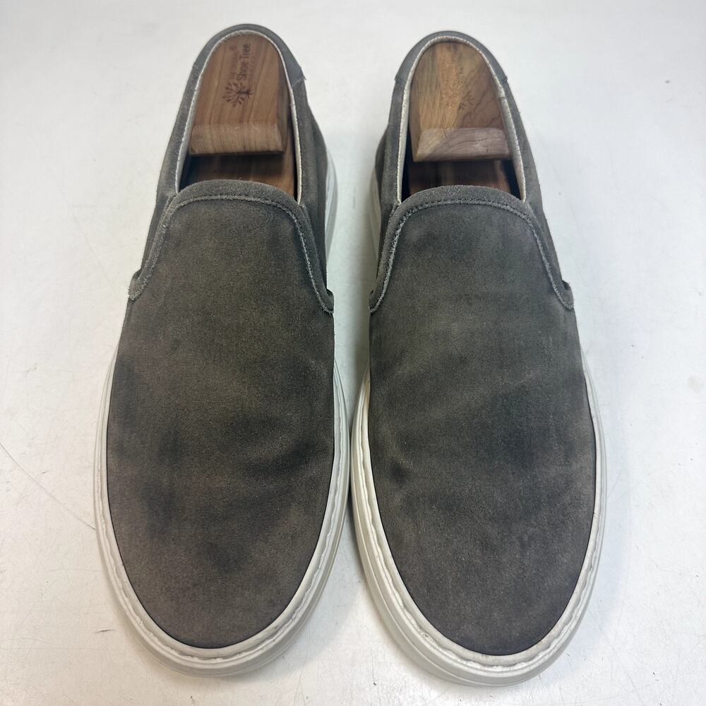 VERY GOOD Brunello Cucinelli Gray Suede Sneaker Made in Italy EU 41 US 8 D